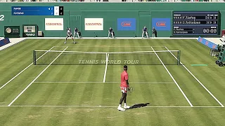 Stefanos Tsitsipas vs Francis Tiafoe | Wimbledon 2021 | Tennis World Tour 2 | 1.12 | PS4 Gameplay