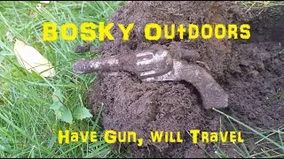 METAL DETECTING I found a gun BOSKY OUTDOORS