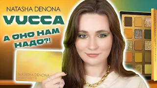 NATASHA DENONA YUCCA 🌱 ПОЛНЫЙ ОБЗОР ПАЛЕТКИ | 4 МАКИЯЖА