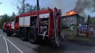 Крупнейший пожар в Архангельске, произошедший 23 мая 2023 года, около 14 - 15 часов.