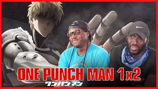One Punch Man 1x2 | The Lone Cyborg (with subtitles) | Reaction