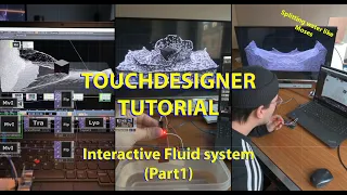 Interactive Fluid System (Part1) - Splitting Water like Moses - TOUCHDESIGNER TUTORIAL