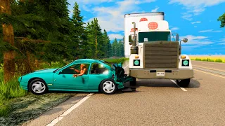 Realistic Car Crashes and Overtakes BeamNG.drive