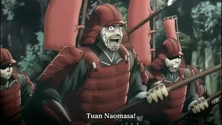 Top Fight Anime Drifters Toyohisa Shimazu VS Ii Jijuu Naomasa