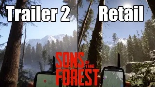 Sons Of The Forest Trailer 2 vs Retail (early access)