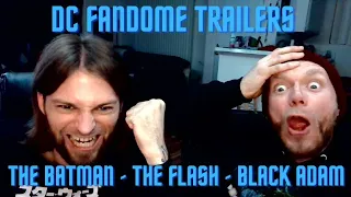 DC FanDome Trailer Reaction - THE BATMAN - THE FLASH - BLACK ADAM