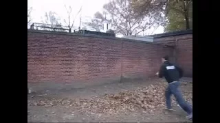 Parkour in Central Park