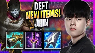 DEFT TRIES JHIN WITH NEW ITEMS! - DK Deft Plays Jhin ADC vs Ezreal! | Season 2023