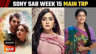 Sony Sab Week 15 TRP | Dhruv Tara | Vanshaj | TMKOC | Pushpa Impossible | Telly Wave News