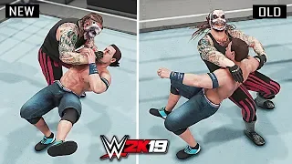 WWE 2K19 Top 10 New Finishers vs Old Finishers!! Part 5