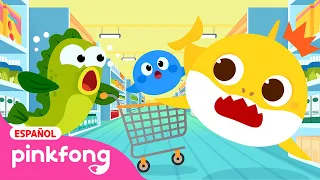 ¡Bip, Bip! ¡Cuidado en el Mercado! | Tiburón Bebé Canciones de Seguridad | Pinkfong en español