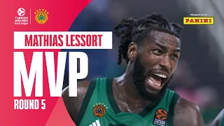 Mathias Lessort | RS Round 5 MVP | 2023-24 Turkish Airlines EuroLeague