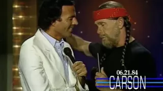 Julio Iglesias & Johnny Carson Sing "To All the Girls I Loved Before" on Tonight Show, 1984