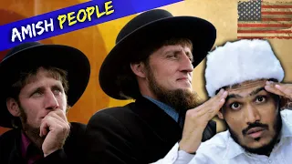 Villagers React To Amish People Of America ! Tribal People Learn About Amish People