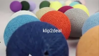 How to make a lampshade, lanterns, and yarn globes,by klip2deal