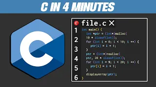 C Programming in 4 Minutes!