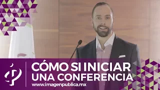 Cómo iniciar una conferencia - Colegio de Imagen Pública