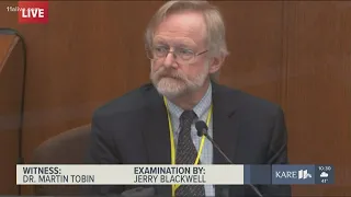 Trial for George Floyd's death | Dr. Tobin testifies in rebuttal to some environmental factors