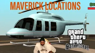 All Maverick Helicopter Locations in GTA San Andreas (Android/iOS)