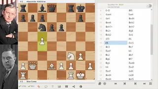 Euwe - Alekhine. World Chess Championship 1935. Game 24