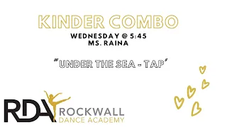 Kinder Combo Wednesday @ 5:45 (Tap) Recital Dance