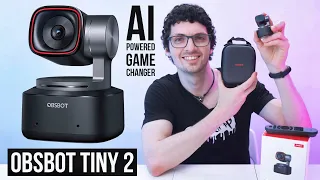 2023's Best Webcam? AI-Powered & Ultra Large Sensor! OBSBOT Tiny 2 4K Webcam Review & Test