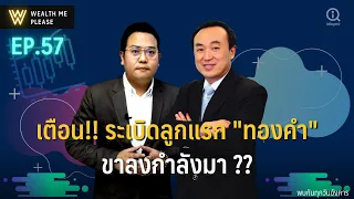 เตือน!! ระเบิดลูกแรก "ทองคำ" ขาลงกำลังมา ?? | Wealth Me Please EP.57