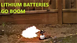 LITHIUM BATTERIES VS FIRE