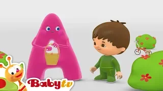 Charlie Meets the Letter A 😁  | Alphabet for Kids | Kids Cartoons @BabyTV