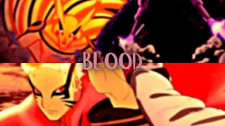 Blood Edit || Naruto & Sasuke Vs Jigen || Baryon Mode Naruto Vs Ishiki