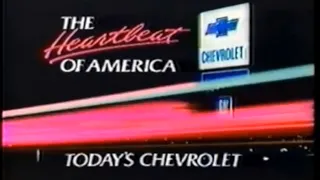 GM Chevrolet - The Heartbeat of America - Commercial Ad - 1986