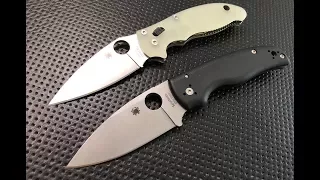 The Spyderco Shaman vs. Manix 2: Two big, bad Gems