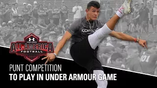 Punt Competition | 2018 Under Armour All-American Football Game Selections | Kohl's Kicking Camps