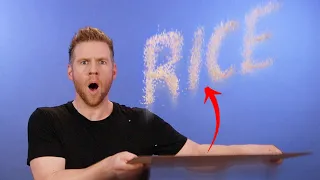 You can DRAW with RICE?... in the AIR?!