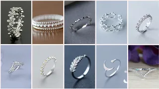 most trendy and attractive silver rings design ideas for girls