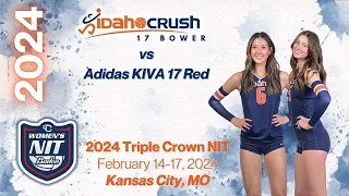 2024 TRIPLE CROWN NIT - Idaho Crush 17 Bower vs Adidas KIVA 17 Red