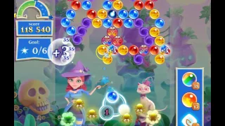 Bubble Witch Saga 2 Level 1368 with no booster & 3 bubbles left