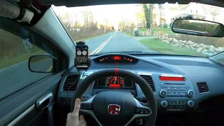 Modified 8th Gen Honda Civic Si Driving POV