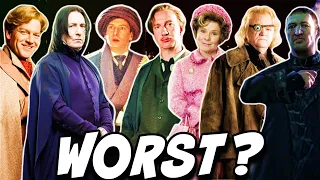 Ranking Defense Against the Dark Arts Professors from Worst to Best - Harry Potter Theory