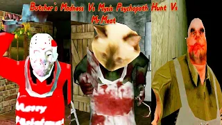 Butcher's Madness Vs Mysis Psychopath Hunt Vs Mr.Meat  Full Gameplay Walkthrough