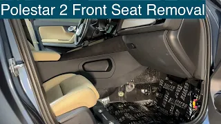 Polestar 2 Front Seat Removal, Carpet, and Sound Deadening