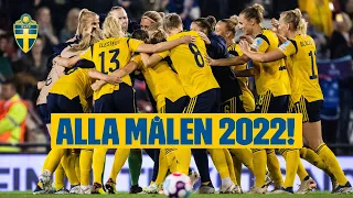 DAMLANDSLAGETS ALLA MÅL 2022!