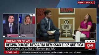 Parte de entrevista de Regina Duarte na CNN