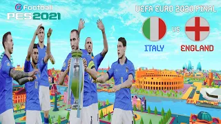 PES 2021 |EURO 2020 Final| - Italy vs England