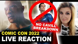 Black Adam Comic Con REACTION - NO Henry Cavill Breakdown