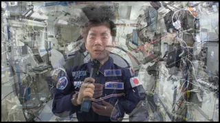 2015 Try Zero G Experiment - Spinning a ball on its own axis with one finger