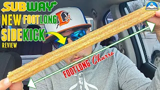 Subway® Footlong Churro Review! 📏😮 | NEW Footlong Sidekicks | theendorsement