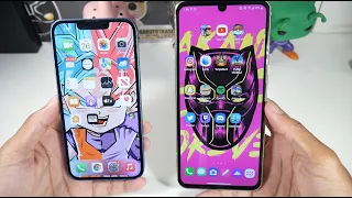 iPhone 13 VS LG V60 (Speakers, Speed Test & PUBG Graphics)