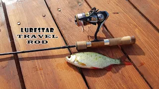 ТРЕВЭЛ СПИННИНГ LURESTAR С АЛИ. Обзор и первые впечатления/ Travel Fishing Rod from ALIEXPRESS