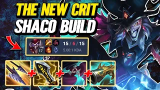 100% Crit New Items Shaco! S14 Dia Ranked [League of Legends] Full Gameplay - Infernal Shaco